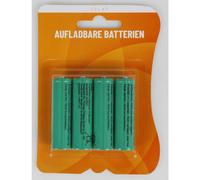 12x Lot de 4 piles rechargeables AA Batteries pour lampes solaires 600mAh 1,2V