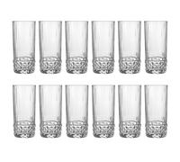 12x America '20s Highball Lunettes Vintage Art Deco Cocktail Tumblers 490ml
