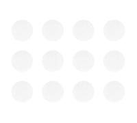 cyclingcolors 12x Cache vis adhésif autocollant diamètre 40mm protection bouchon trou obturateur meuble table chaise maison, Blanc