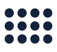 12x Cache Vis Adhésif Autocollant Diamètre 40mm Protection Bouchon Trou Meuble, Bleu Fonce F546 Multicolore
