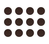 12x Cache Vis Adhésif Autocollant Diamètre 40mm Protection Bouchon Trou Meuble, Chocolat Marron Fonce F520 Multicolore
