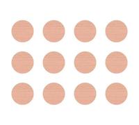 12x Cache Vis Adhésif Autocollant Diamètre 40mm Protection Bouchon Trou Meuble, Erable F097 Multicolore