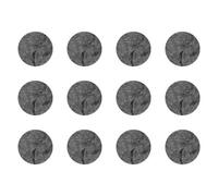 12x Cache Vis Adhésif Autocollant Diamètre 40mm Protection Bouchon Trou Meuble, Granite Fonce F567 Multicolore