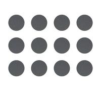 12x Cache Vis Adhésif Autocollant Diamètre 40mm Protection Bouchon Trou Meuble, Graphite F530 Multicolore