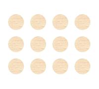 cyclingcolors 12x Cache vis adhésif autocollant diamètre 40mm protection bouchon trou obturateur meuble table chaise maison, Hêtre zurich