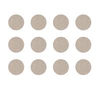 cyclingcolors 12x Cache vis adhésif autocollant diamètre 40mm protection bouchon trou obturateur meuble table chaise maison, Lin beige