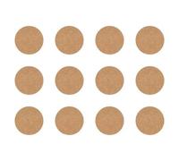 12x Cache Vis Adhésif Autocollant Diamètre 40mm Protection Bouchon Trou Meuble, Papier Kraft F571 Multicolore