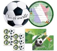 12x Carte Invitation Anniversaire Foot, Invitation AnniversaIre Enfant