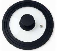 12x Couvercle universel 16/18/20cm Couvercle de casserole Couvercle de poêle Couvercle en verre Couvercle de cuisson Couvercle en silicone