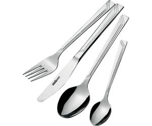 12x couverts de table 'DIANA' 16pcs. acier inoxydable fourchettes couteaux cuillères 48 personnes set