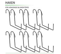 12x Crochet pour jardinière pour balustrade DRTC500 / DRT500