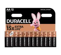 12x Duracell AA LR6 1,5V Alcaline Piles Duralock Longue Durée