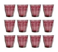 12x Duralex Prune 250ml Picardie Gobelets en Verre Eau Whisky Ensemble à Boire