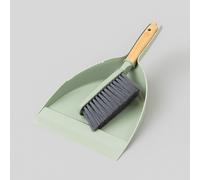 12x Ensemble De Balayage 2 Pièces Poignée En Bambou 31x22 Cm Jeu De Balai Vert