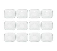 12x LAV Clair 12.5cm Cozy Soucoupes à Expresso en Verre Thé Latté Tasse Verres