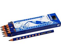 12x LYRA L1870101 Crayon Groove Ø 4,3 mm dureté B