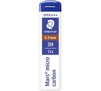 12x Mars 250 05-3H Feinmine Mars micro 0,5mm 3H 12St