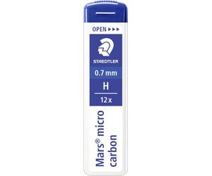 12x Mars 250 07-H Feinmine Mars micro 0,7mm H 12St