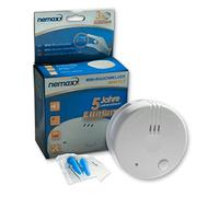 12x NEMAXX FL2 Mini Détecteur de fumée de haute qualité, diskret et avec technologie photoélectrique sensible + 12x NEMAXX Support magnétique