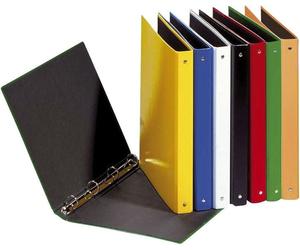 12x Pagna® 20405-00 Ringbuch Basic Colours - A5, 4-Ring, Ring-Ø 25mm, farbig sortiert