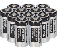 12x Panasonic 3V CR123A DL123A Batterien CR17345 Ultra Lithium Foto Bulk