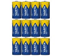 12x Piles Alcalines C LR14 Varta Industrial Pro 1,5V