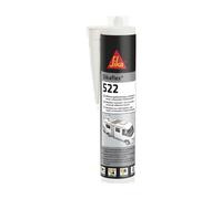 12x Sikaflex-522 mastic d'étanchéité résistant aux intempéries, stable aux UV, à forte adhérence (nouvelle version du Sikaflex-521 UV et du Sikaflex-221i) 300ml (Blanc)