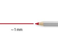 12x STAEDTLER 108-2 Lumocolor non-permanent omnichrome rouge