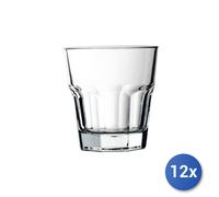 12X Verres En Verre Modèle Casablanca, 20Cl, Transparent