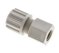 12x10mm & G1/4'' PP Raccord à compression droit avec filetage femelle 10 bar