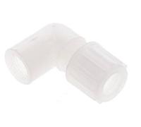 12x10mm & G1/4'' PVDF Raccord à compression coude avec filetage femelle 10 bar