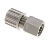 12x10mm & G3/8'' PP Raccord à compression droit avec filetage femelle 10 bar