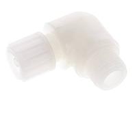 12x6mm & G1/2'' PVDF Raccord à compression coude avec filetage mâle 10 bar PVC et PA