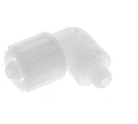 12x6mm & G1/8'' PVDF Raccord à compression coude avec filetage mâle 10 bar PVC et PA