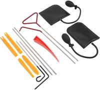 13 pièces/kit Outil d'ouverture de porte de voiture à levier avec cales Long Reach Grabber Sac de colle gonflable Auto Trim Removal Installer