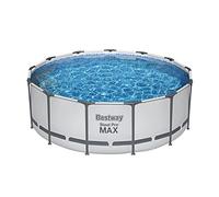 Piscine Bestway tubulaire ronde Steel Pro Max - Ø 396 x H 122 cm (Filtre à cartouche)