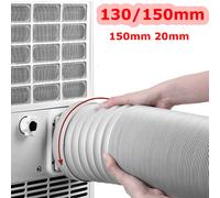 130 150mm tuyau d'extension de conduit Portable télescopique Flexible Mobile climatiseur tuyau d'échappement accessoires tuyau de ventilation 1.5/2M 12