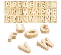 130 Pièces 3cm Lettres de Majuscules en Bois,Lettres en Bois de A à Z | Decorative Lettre Alphabet en Bois,Mini Lettre en Bois,Lettre Scrabble Bois,Pour DIY,L'artisanat,Décoration,Fêtes