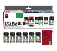 [130500087] Marabu Peinture "Easy Marble" Kit de 6 x 15 ml Assorties