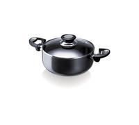 Faitout anti adhésif 24cm avec couvercle anthracite - Beka - 13071244 - pro induc anthracite