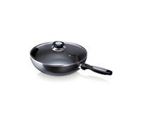 - 13078284 - Pro Induc - Poêle Wok + couvercle - Revêtement en Aluminium - Anthracite - 28 cm