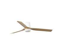Ventilateur de plafond DC Punt Tub Blanc-Érable avec LED Faro