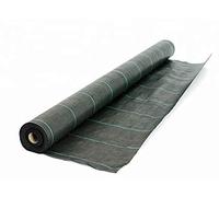 130g/m2 Toile Bache de paillage tissée Anti-Mauvaises Herbes Largeur 3,3m Longueur 15m
