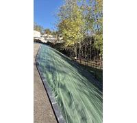 130g/m2 Toile Bache de paillage tissée Anti-Mauvaises Herbes Largeur 3,3m Longueur 20m