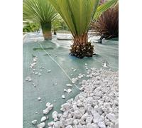 130g/m2 Toile Bache de paillage tissée Anti-Mauvaises Herbes Largeur 5,15m Longueur 10m