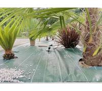 130g/m2 Toile Bache de paillage tissée Anti-Mauvaises Herbes Largeur 5,15m Longueur 20m