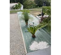 130g/m2 Toile Bache de paillage tissée Anti-Mauvaises Herbes Largeur 5,15m Longueur 25m / Grande Surface Couverte : 128m² !