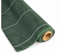 130g/m2 Toile Bache de paillage tissée Anti-Mauvaises Herbes Largeur 5,15m Longueur 5m
