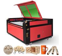 130W Graveur Laser CO2, Machine à Graver Laser, Découpe Laser, Gravure Laser Sihao 1400 x 900 mm Port USB Haute Précision RDWorks 220V Europlug pour graveur Bois Verre Papier Cuir Tissu etc(130W)