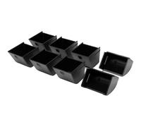 Safescan Godets à pièces 4617CC pliables noirs – Lot de 8